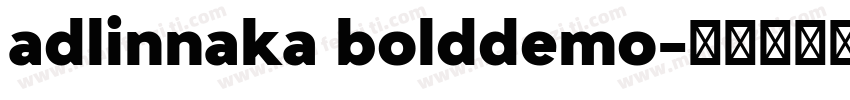adlinnaka bolddemo字体转换
